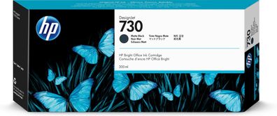HP Tintenpatrone Nr. 730 Matt Schwarz 300ml