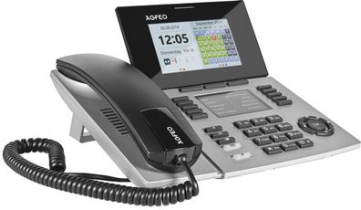 AGFEO Systemtelefon ST56 SENSORfon silber