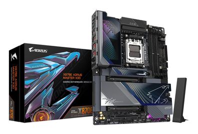 X870E AORUS MASTER X3D ATX / AMD / X870E / 4xDDR5 / 2x SATA, 5x M.2 / 7x USB 3.2, 2x