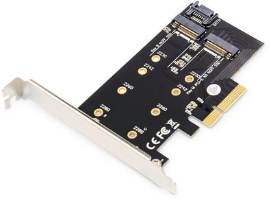 Digitus M.2 NGFF / NVMe SSD PCI Express 3.0 (x4) Add-On Karte