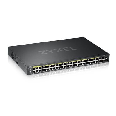 ZyXEL GS2220-50HP 44-Port + 4x SFP Gigabit L2 mgd PoE+ Switch