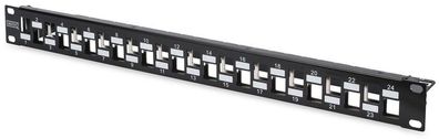 Digitus 1HE Modulares Patch Panel geschirmt 24-Port blank