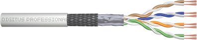 Digitus CAT 5e SF-UTP Roh-Patchkabel 305m Box PVC Simplex Grau