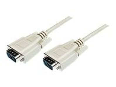 Assmann VGA Monitor Anschlusskabel HD15 1.8m 3CF/4C beige