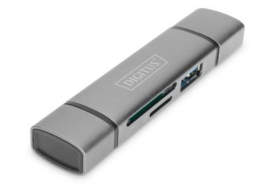Digitus Dual Card Reader Hub USB-C™ / USB 3.0, OTG