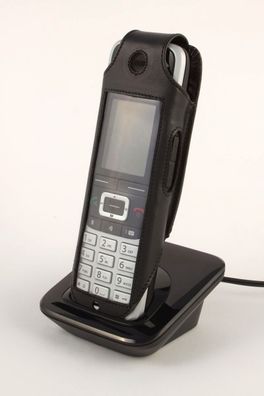 Ledertasche Unify OpenScape S5/Gigaset (Stahlgürtelclip)