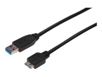 Digitus USB 3.0 Anschlusskabel, A/St - micro B/St 1.0m