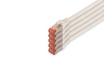 Digitus CAT 6 S-FTP Patchk. Cu, LSZH AWG 27/7, 10 m, 5er, WS