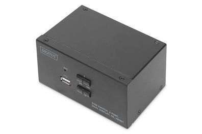 Digitus KVM-Switch, 2-Port, Dual-Display, 4K, HDMI®