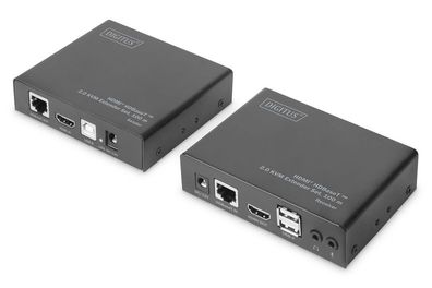 Digitus HDBaseT 2.0 HDMI KVM Extender Set 4K/60Hz, 6x USB