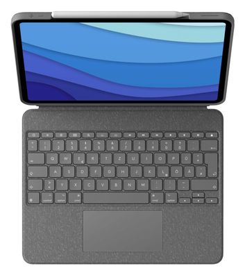 Logitech Combo Touch f. iPad Pro 12.9 (5./ 6. Gen) oxford gray
