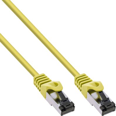 InLine® Patchkabel, S/FTP (PiMf), Cat.8.1, 2000MHz, halogenfrei, Kupfer, gelb, 1