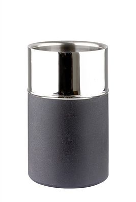 Fink ANDOR, Weinkühler, Edelstahl , pulverbeschichtet, matt, schwarz, silberfarben