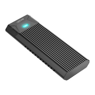 InLine® USB3.2 Gen.2 USB-Typ C zu M.2 SSD (PCIe NVMe und SATA) Gehäuse, werkzeug