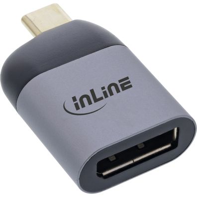 InLine® USB Display Konverter, USB Typ-C Stecker zu DisplayPort Buchse (DP Alt M