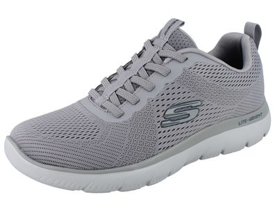 Skechers Summits Herren Schlupfsneaker grau Textil