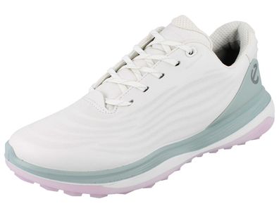 ECCO LT1 Lace WP Damen Golfschuhe weiss Glattleder
