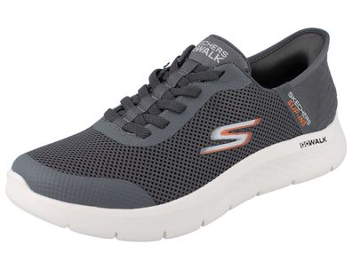 Skechers Slip-ins Herren Schlupfsneaker grau Textil