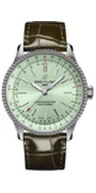 Breitling Navitimer 35 mit braunem Lederarmband