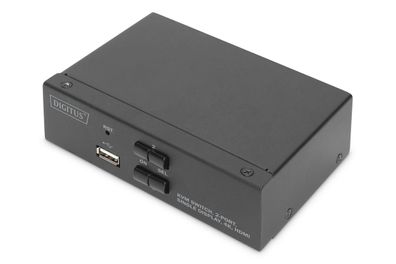 Digitus KVM-Switch, 2-Port, Single-Display, 4K, HDMI®