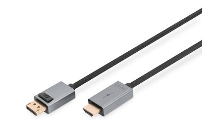 Digitus 4K DisplayPort Adapterkabel, DP - HDMI Typ A,1,8m