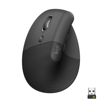 Logitech Lift (Left) Wireless Maus schwarz
