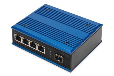 Digitus 4-port 10/100/1000BASE-TX+1000Base-FX Ind. PoE Switch