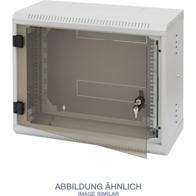 Triton RBA-09-AD2-CAX-A1, 19Zoll Wandschrank, 9HE, 600x295mm, zweiteilig, grau