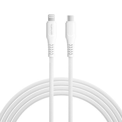 4smarts USB-C auf Lightning Kabel RapidCord PD 30W 1,5m weiß