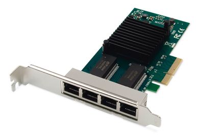 Digitus 4 Port RJ45 Intel I350 Server NIC