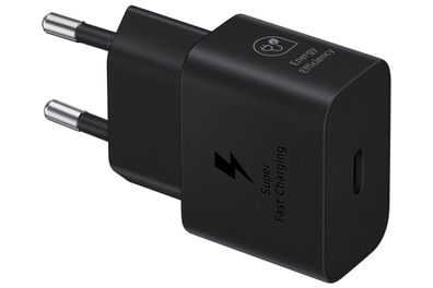 Samsung Schnellladegerät T2510 USB-C 25W mit Datenkabel, Black
