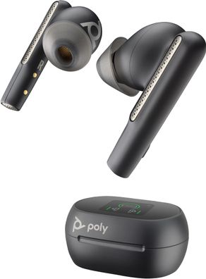Poly Bluetooth Headset Voyager Free 60+ UC Teams USB-C schwarz