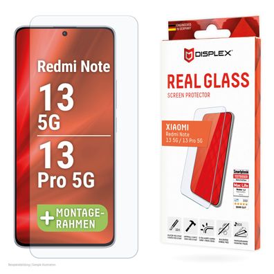 Displex Panzerglas 10H Xiaomi Redmi N. 13 5G/13 Pro 5G