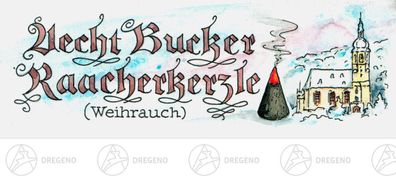 Bucker Räucherkerzen Weihrauch 24 Kerzen NEU Erzgebirge Rauchfigur Rauchmann