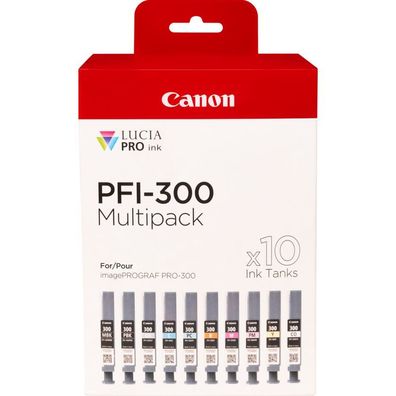 Canon Tintenpatronen Multipack PFI-300 (10 Farben)