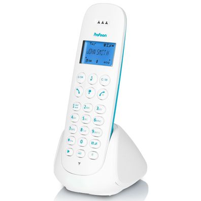 Profoon PDX-300BW - DECT-Telefon mit 1 Mobilteil, blau