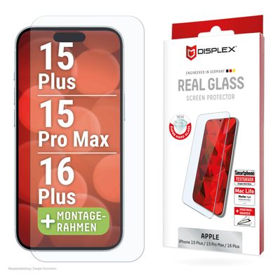 Displex Panzerglas 10H iPhone 15 Plus/ iPhone 15 Pro Max/ iPhone 16 Plus