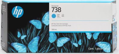 HP 738 130-ml Schwarz DesignJet Tintenpatrone
