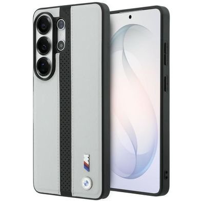 BMW MagSafe Hülle Galaxy S26 Ultra Kunstleder grau Logo Metall