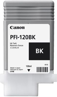 Canon PFI120BK IPF Tinte Schwarz 130ml
