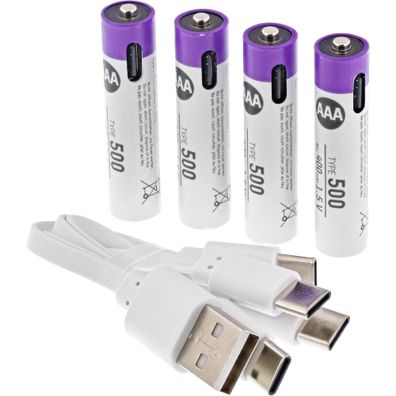 Ansmann 1311-0028 Li-Ion Akkus Micro AAA Typ 500