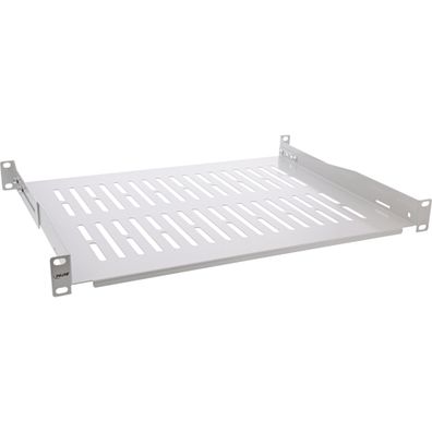 InLine® 19Zoll Fachboden, 350mm, 50kg, 1HE, RAL 7035 grau