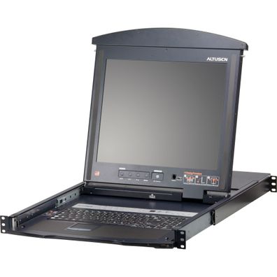 ATEN KL1516AN SL Cat.5 KVM-Switch 16-Port, 19Zoll-LCD, Dual-Rail, SL-Layout