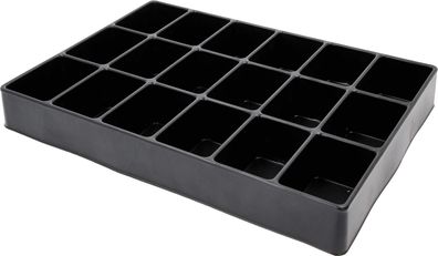 KS TOOLS Kunststoffeinlage zur Aufbewahrung, 18 Fächer