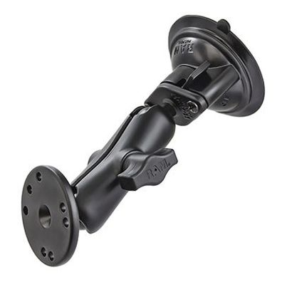 RAM Mounts Saugfuss-Set, AMPS-Anbindung, B-Kugel 1'', rund