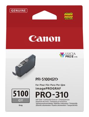 Canon PFI-5100 GY Druckerpatrone 1 Stück(e) Original Grau