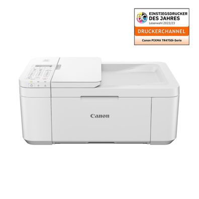 Canon PIXMA TR4751i WLAN-Farb-Multifunktionssystem Fotodrucker, Weiß