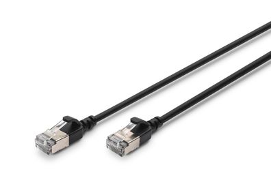 Digitus CAT 6A F-FTP SlimPatchk., U, SZH AWG 32/7, 2m, chw