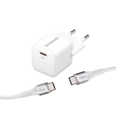 Intenso Power Adapter 30W, USB-C mit USB-C-Kabel