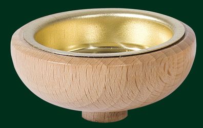 Kerzenhalter Teelichtadapter 14 mm natur HxB= 2,5x4cm NEU Kerze Kerzenlicht Kerze